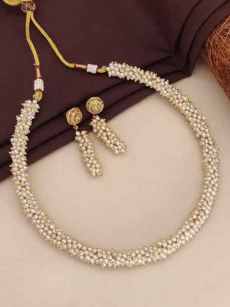 Designer Pearl Moti Necklace