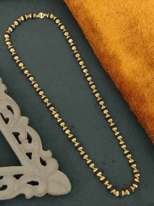 Designer Rudraksh Gold Plated Daily Wear Men's Mala (Chain)
