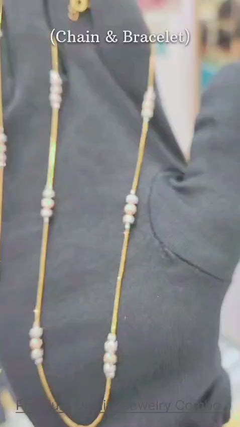 chain nd bracelet ss ashtak jeweryy